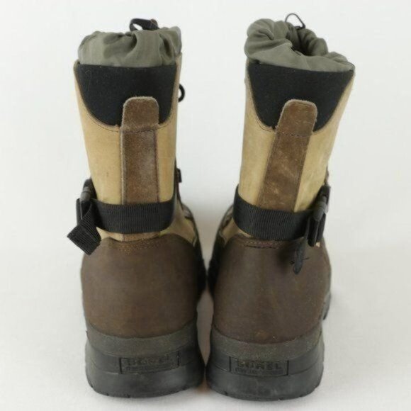 Sorel Conquest Men's Size 7 Brown Leather Waterproof Insulated Winter Boots - Picture 4 of 10